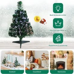 Costway 60cm LED Künstlicher Weihnachtsbaum -Günstiges Deko Geschäft 24fb480549b84fdd9c822f1ec6a55eaf