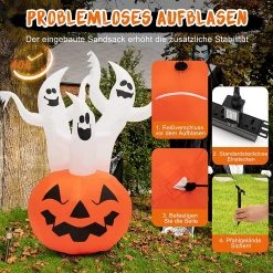 Costway Aufblasbarer Halloween-Kürbis 16 Costway Aufblasbarer Halloween-Kürbis -Günstiges Deko Geschäft 250369fc4a774615aef7ddfe78f18e85
