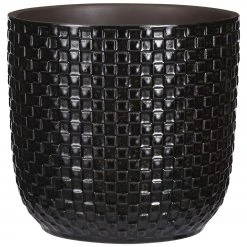 Mica Decorations Blumentopf Daan - 19 x 18 x 19 cm - Durchmesser: 19 cm