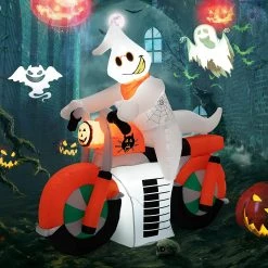 Costway Halloween-Geist auf einem Motorrad -Günstiges Deko Geschäft 26322ea704e54de49cd55879b941b88d