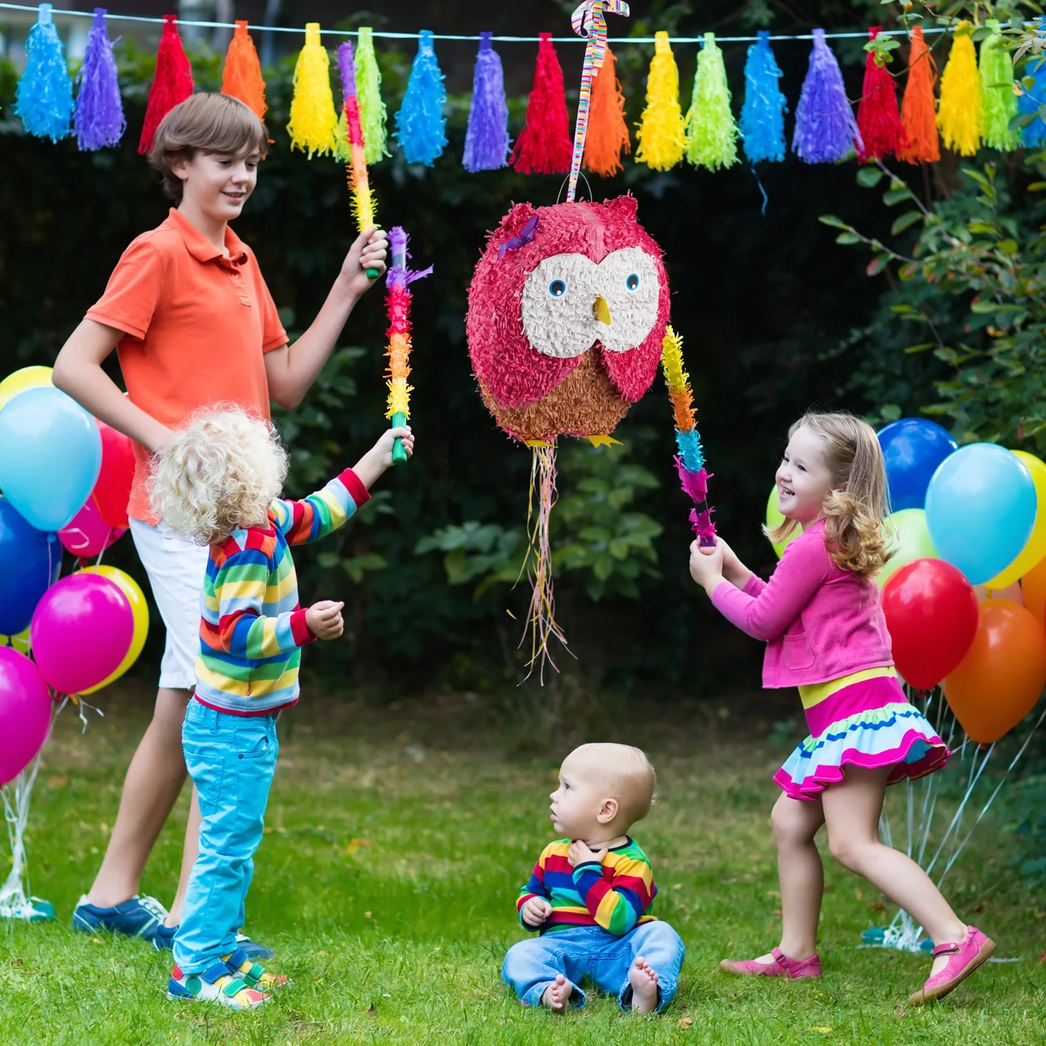 Relaxdays Pinata Eule 5 Relaxdays Pinata Eule – Bild 3