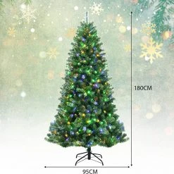 Costway 180cm LED Künstlicher Weihnachtsbaum -Günstiges Deko Geschäft 26d1922b7ab54a00974d3b4c905aab72
