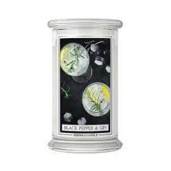 Kringle Candle Große Classic Candle Black Pepper & Gin
