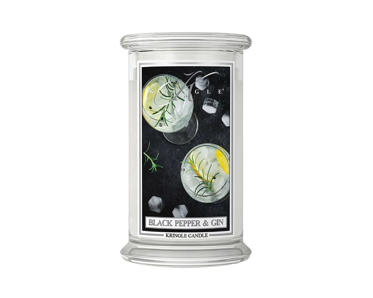 Kringle Candle Große Classic Candle Black Pepper & Gin 3 Kringle Candle Große Classic Candle Black Pepper & Gin