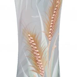 7ART Handbemalte Glasvase - Tischvase aus Glas 36 cm