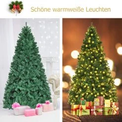 Costway 240cm LED Künstlicher Weihnachtsbaum 10 Costway 240cm LED Künstlicher Weihnachtsbaum -Günstiges Deko Geschäft 29a7accdb04c444e8feab0f4b59547e5 1