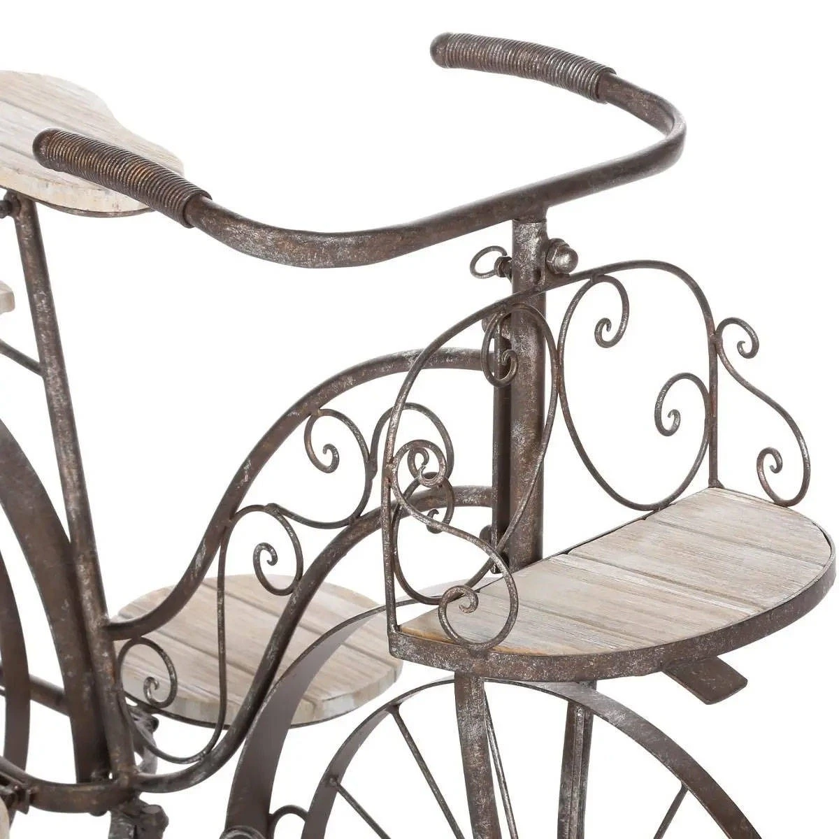 Atmosphera Créateur d'intérieur Blumenständer aus Metall FAHRRAD, 59 cm 4 Atmosphera Créateur d'intérieur Blumenständer aus Metall FAHRRAD, 59 cm – Bild 2
