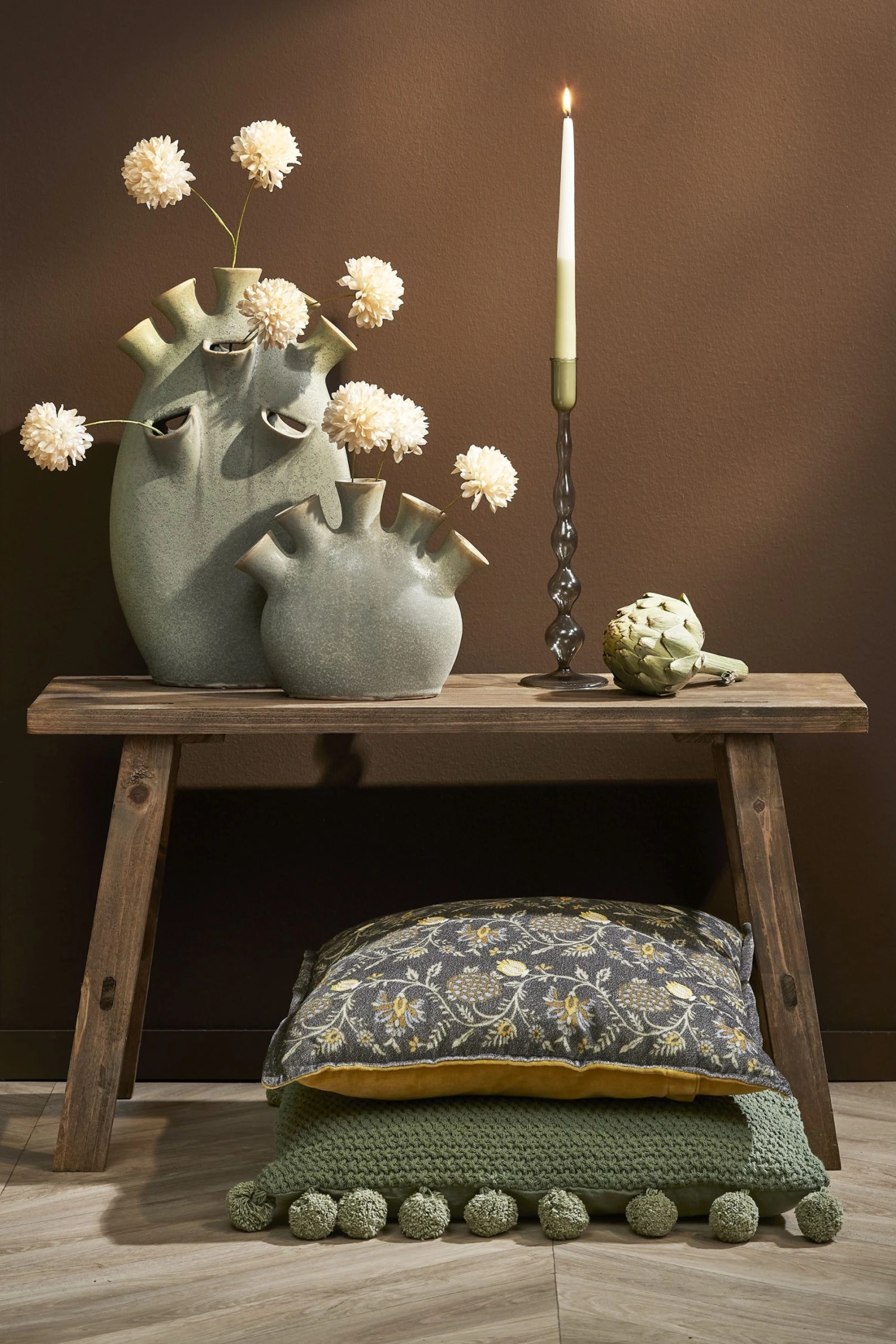 Mica Decorations Vase Saul - 10 x 21 x 25 cm 4 Mica Decorations Vase Saul - 10 x 21 x 25 cm – Bild 2