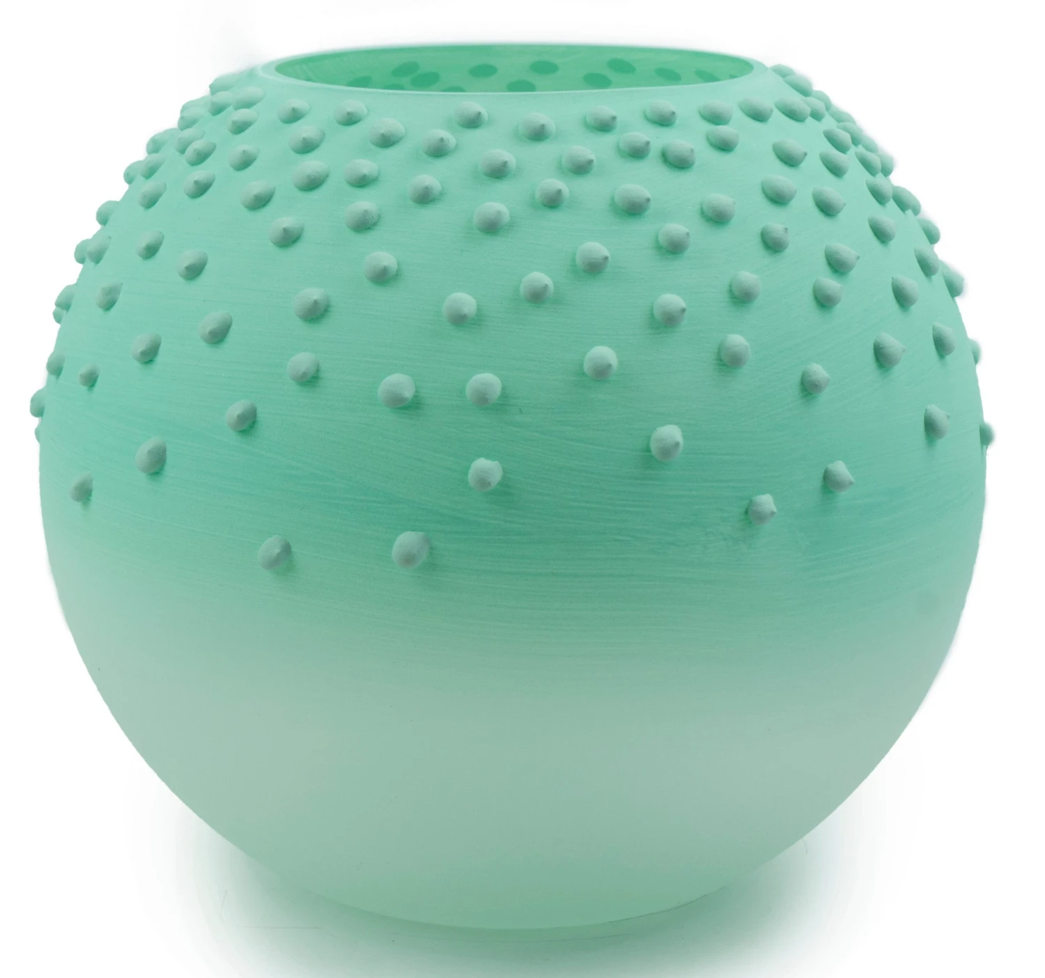 7ART Handbemalte Glasvase - Tischvase aus Glas 16 cm 4 7ART Handbemalte Glasvase - Tischvase aus Glas 16 cm – Bild 2