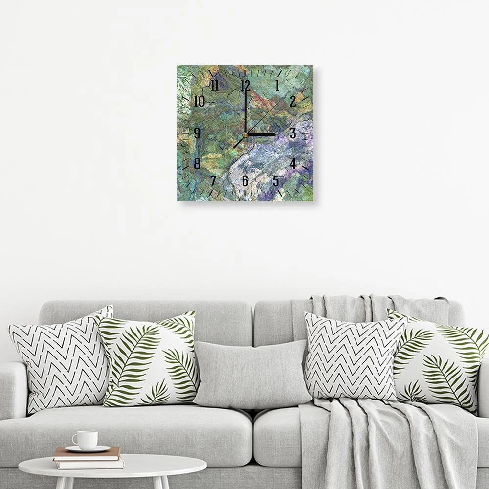 LegendArte Wanduhr - Luftaufnahme 4 LegendArte Wanduhr - Luftaufnahme – Bild 2