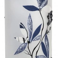 7ART Handbemalte Glasvase - Tischvase aus Glas 30 cm