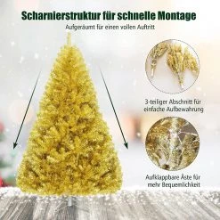 Costway 180cm Künstlicher Weihnachtsbaum -Günstiges Deko Geschäft 2e88bbe50aca4328b5e891aad908363e