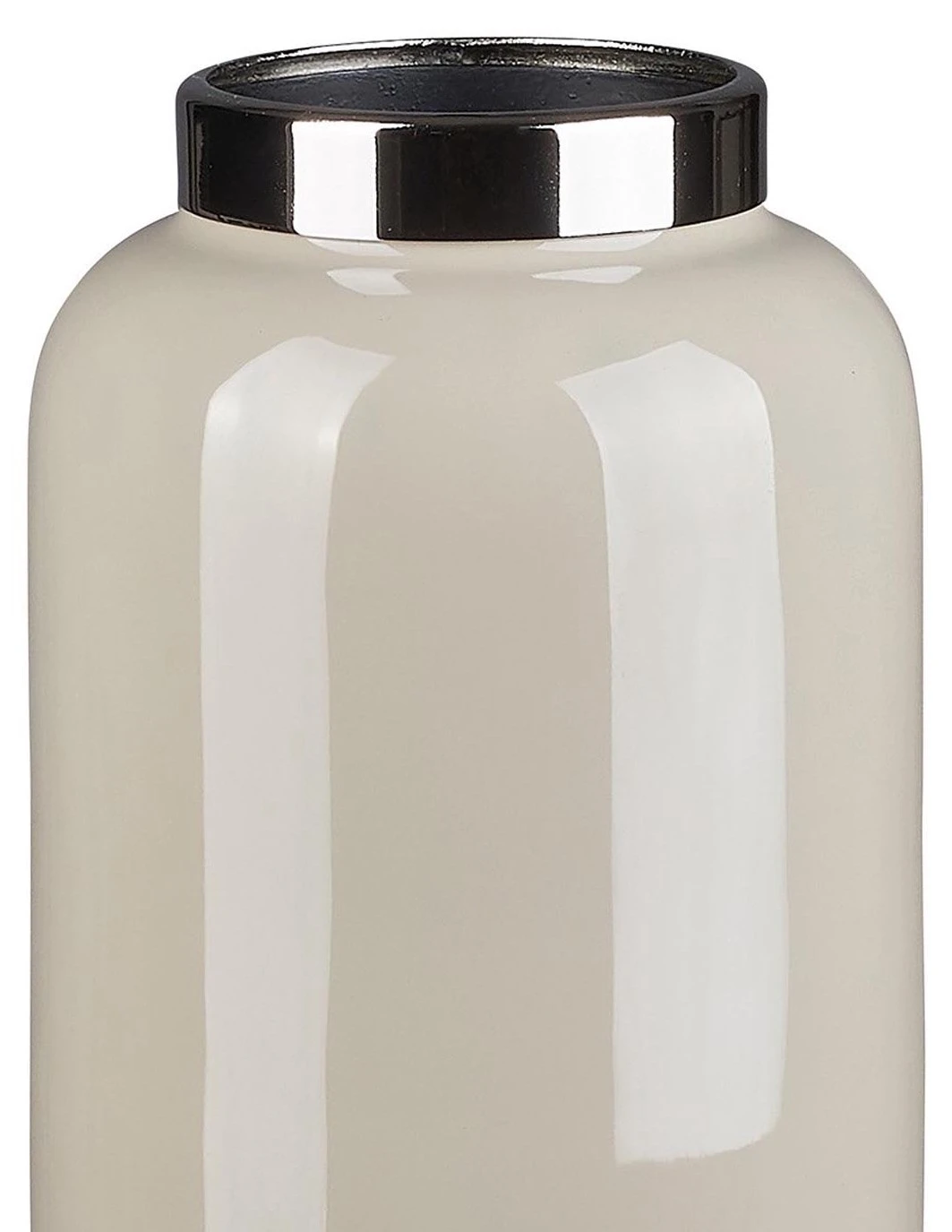 Gift Company Saigon Vase XS, sandstone/silberfarben 4 Gift Company Saigon Vase XS, sandstone/silberfarben – Bild 2