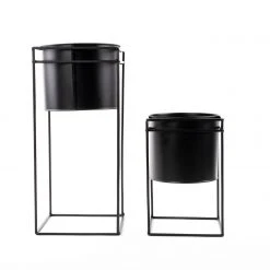 Atmosphera Créateur d'intérieur Blumentöpfe, mit Halterungen aus Metall -Günstiges Deko Geschäft 2f37669d7e804a14b32bf68a171c40c7