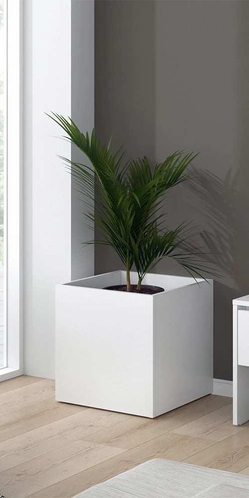 Vicco Blumenkasten „Ruben“ Weiß 4 Vicco Blumenkasten „Ruben“ Weiß – Bild 2