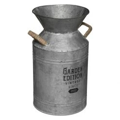 Atmosphera Créateur d'intérieur Deko-Milchkanne, Zink, 21 x 37 cm