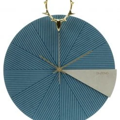 ONZENO Design Wanduhr THE AZUR DEER.