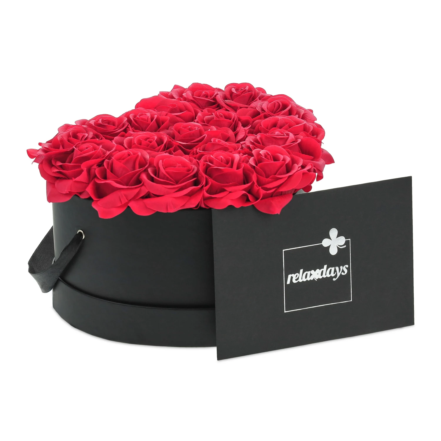 Relaxdays Schwarze Rosenbox mit 18 Rosen 8 Relaxdays Schwarze Rosenbox mit 18 Rosen – Bild 6