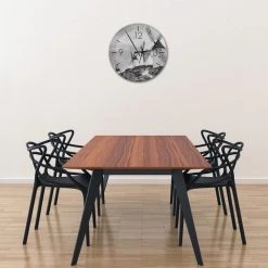 LegendArte Wanduhr - Windmühlen -Günstiges Deko Geschäft 3106a17cc54846dbb406d868d828e836