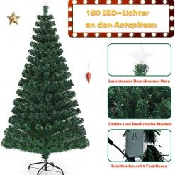 Costway 150cm Künstlicher Weihnachtsbaum -Günstiges Deko Geschäft 311e43de84be467480c2ece93fbebe76