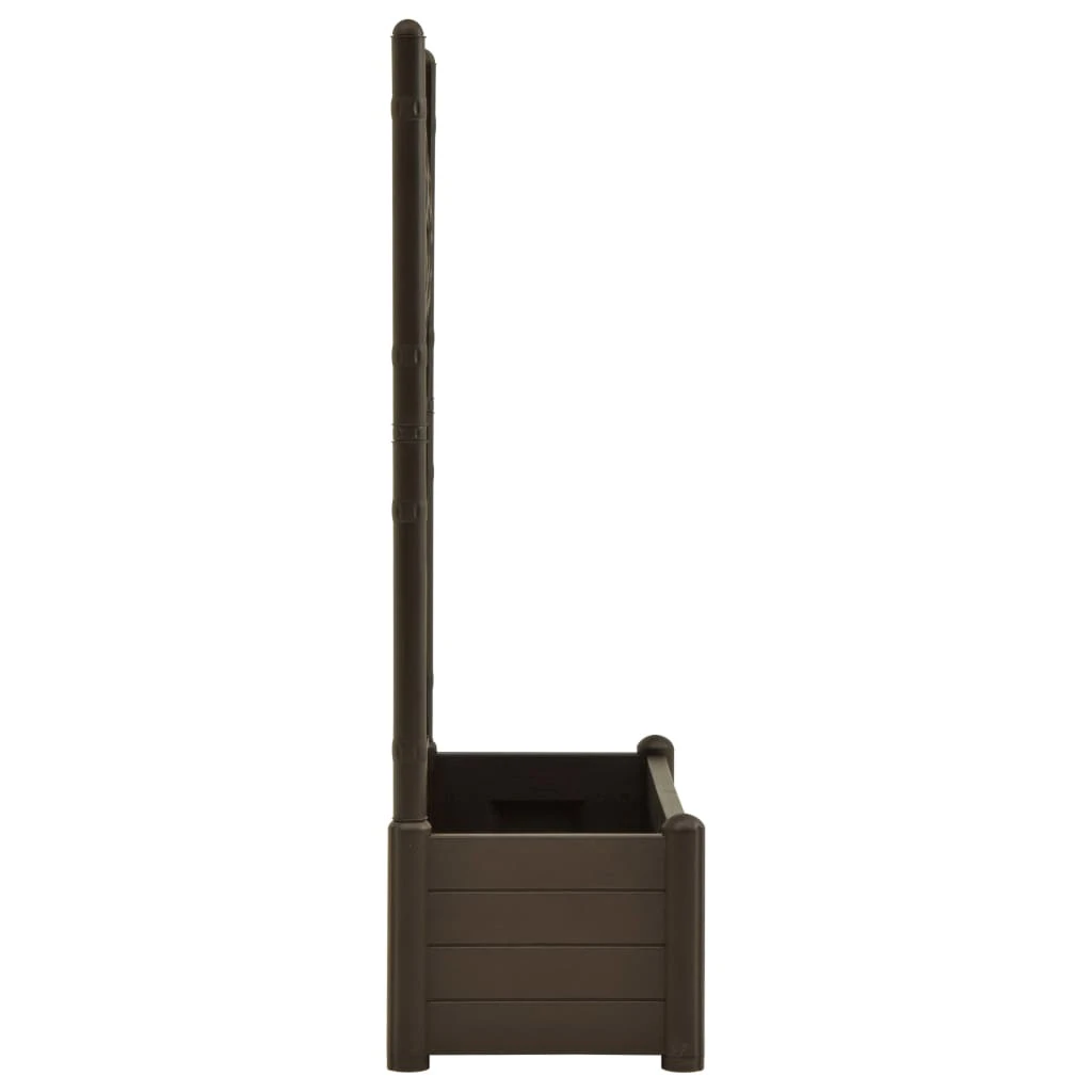 VidaXL Hochbeet - vidaXL Pflanzkübel mit Spalier 100x43x142 cm PP Mokka 6 VidaXL Hochbeet - vidaXL Pflanzkübel mit Spalier 100x43x142 cm PP Mokka – Bild 4