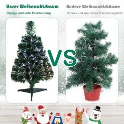 Costway 60cm LED Künstlicher Weihnachtsbaum -Günstiges Deko Geschäft 34685438ca6c49269ab3359dfa07aa79