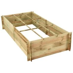 VidaXL Pflanzkübel - vidaXL Hochbeet Kiefernholz Imprägniert 197x100x40 cm -Günstiges Deko Geschäft 34a07a31c07d43f69d5efb9af4d698a8