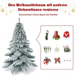 Costway 180cm Künstlicher Weihnachtsbaum -Günstiges Deko Geschäft 35a19d46d4de4f509344e7d78403b041 1