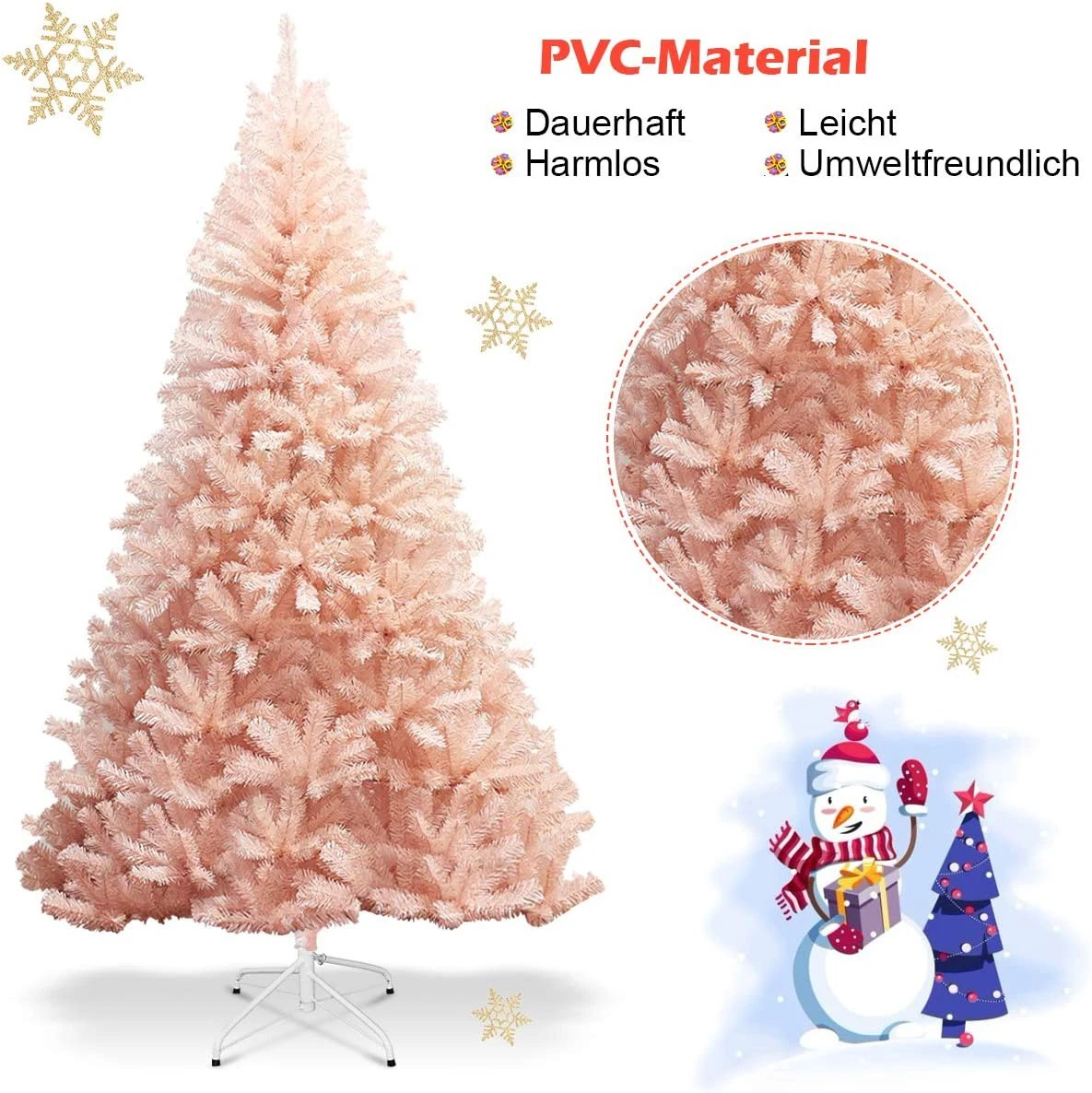 Costway 210cm Künstlicher Weihnachtsbaum 6 Costway 210cm Künstlicher Weihnachtsbaum – Bild 4