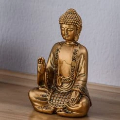 Zen'Arôme Statue Bodhi Gold -Günstiges Deko Geschäft 370e330681d947d281f346659821a17c