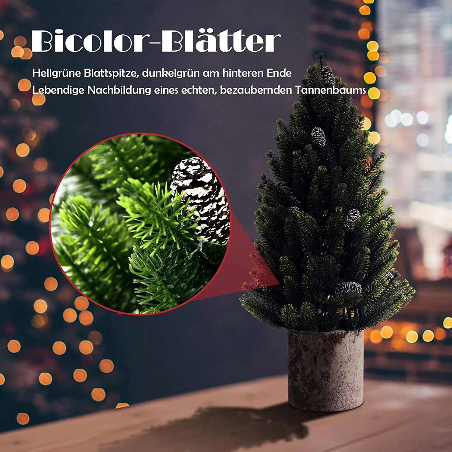 Costway 47cm Künstlicher Weihnachtsbaum 7 Costway 47cm Künstlicher Weihnachtsbaum – Bild 5