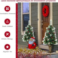 Costway 120cm Künstlicher Weihnachtsbaum -Günstiges Deko Geschäft 37963105112f4606914be215ec63bd5f