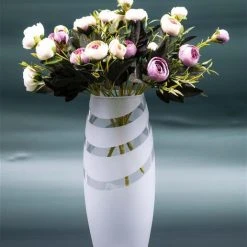 7ART Handbemalte Glasvase - Tischvase aus Glas 25 cm -Günstiges Deko Geschäft 3886830c06c0414989409077b53fc35a