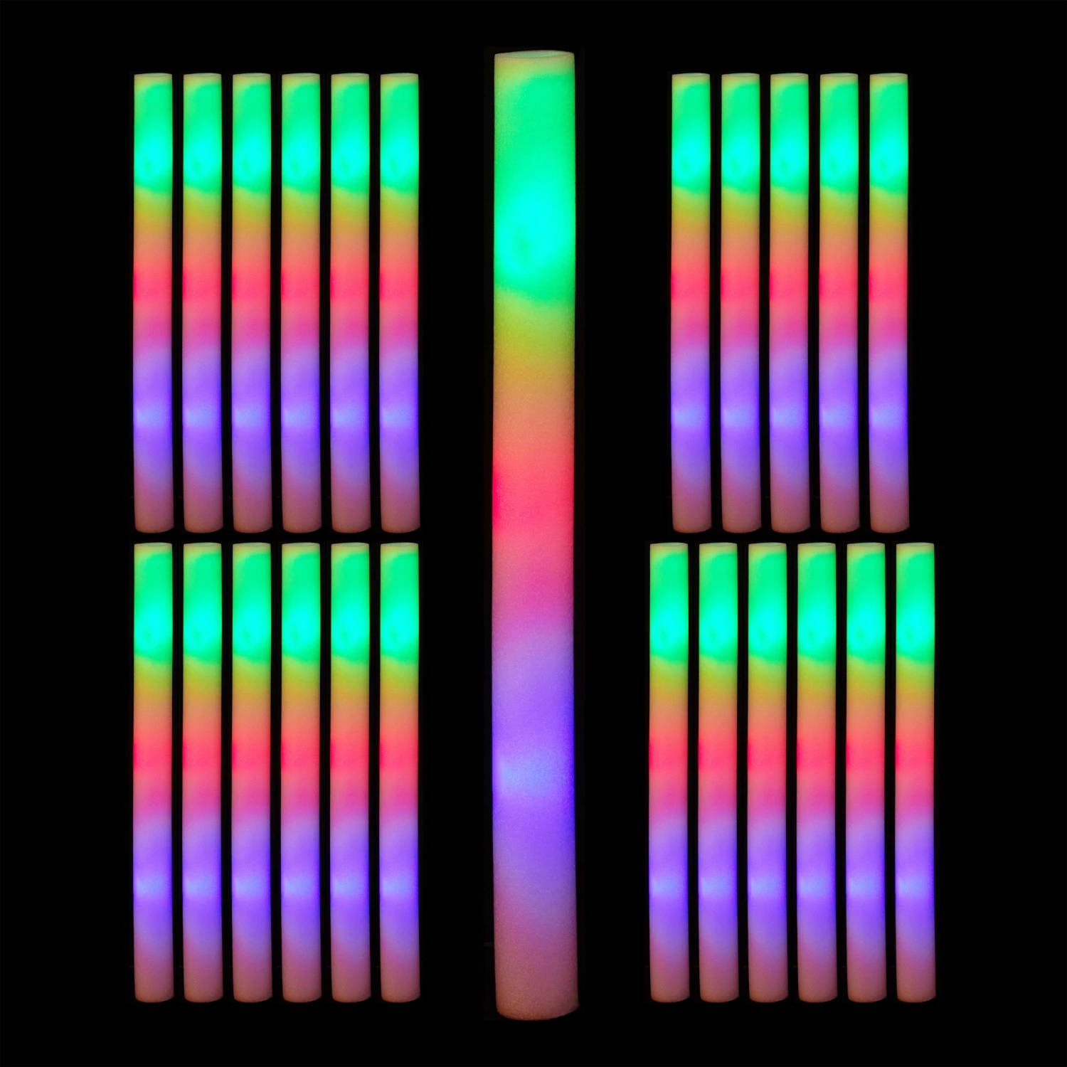 Relaxdays 24 x Leuchtstab LED 3 Relaxdays 24 x Leuchtstab LED