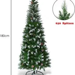 Costway 180cm Künstlicher Weihnachtsbaum -Günstiges Deko Geschäft 3b9864499d6547838004ce04e9f1969a