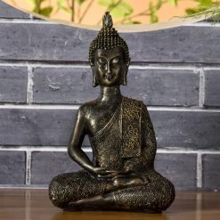 Zen'Arôme Thai Buddha Statuette -Günstiges Deko Geschäft 3ba1323428cf47cfb21dc652e81360c3