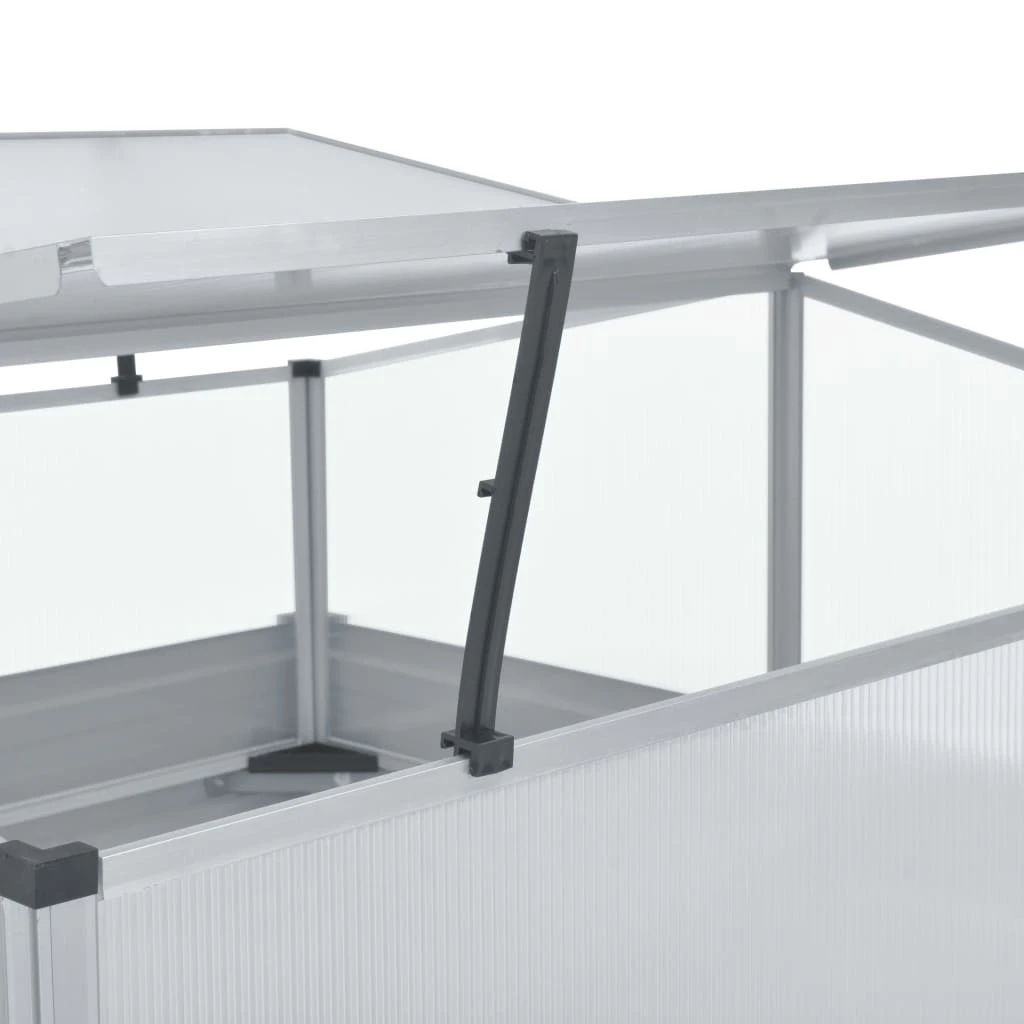 VidaXL Gewächshaus Verzinkter Stahl - vidaXL Gewächshaus Grau Verzinkter Stahl 100×100×85 cm 7 VidaXL Gewächshaus Verzinkter Stahl - vidaXL Gewächshaus Grau Verzinkter Stahl 100×100×85 cm – Bild 5