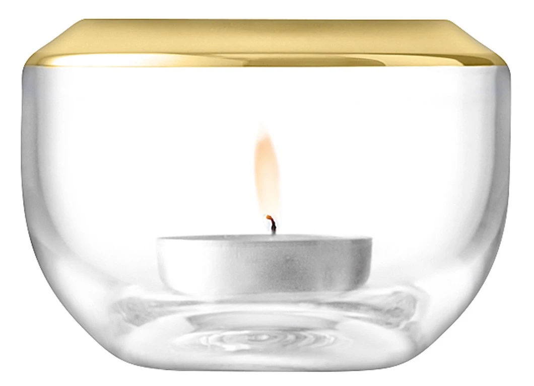 LSA Teelichthalter Space, goldfarben 4 LSA Teelichthalter Space, goldfarben – Bild 2