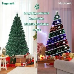 Costway 180cm LED Künstlicher Weihnachtsbaum -Günstiges Deko Geschäft 3d81f659da0f456a83bd210a0a220cb4