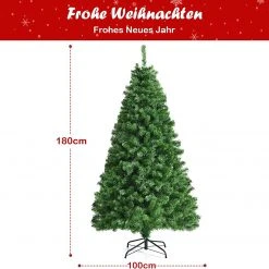 Costway 180cm Künstlicher Weihnachtsbaum 19 Costway 180cm Künstlicher Weihnachtsbaum -Günstiges Deko Geschäft 3e10fb7464c0428ea7c35324205039af