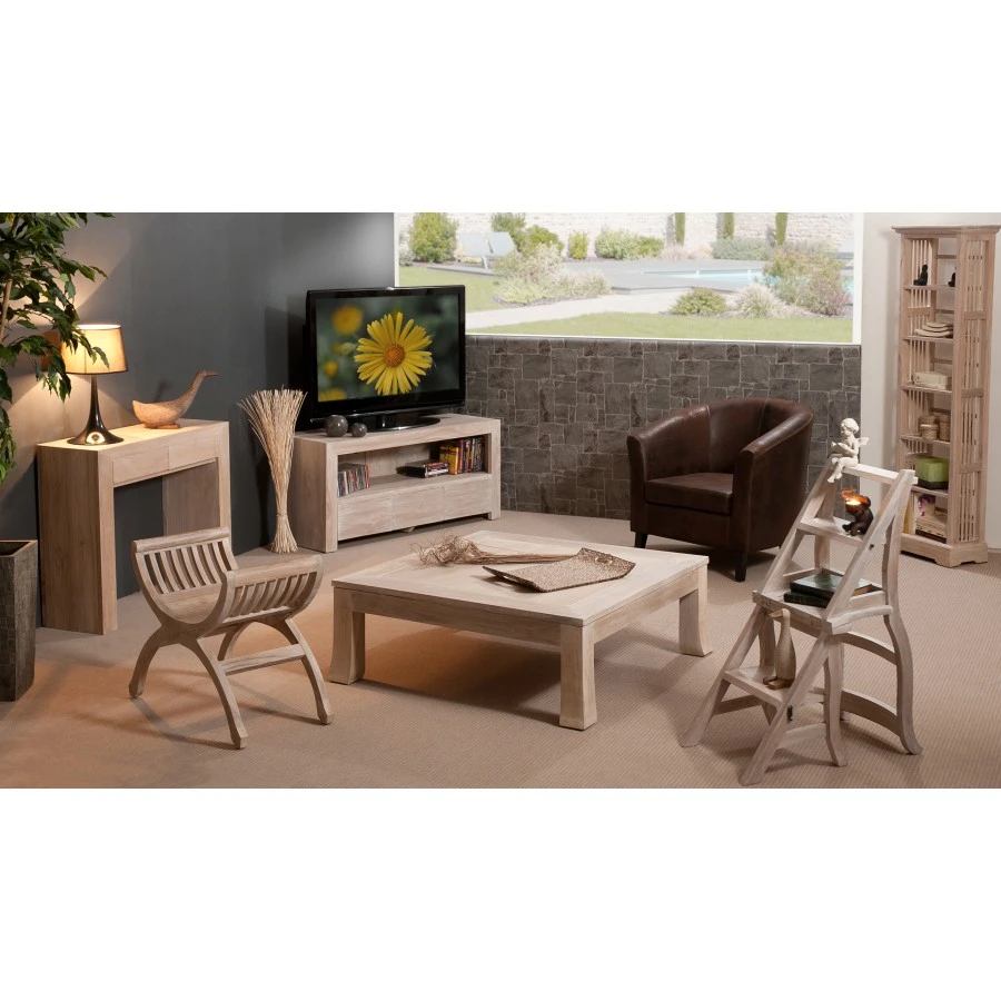 Macabane Buchhändlerstuhl Teak 5 Macabane Buchhändlerstuhl Teak – Bild 3