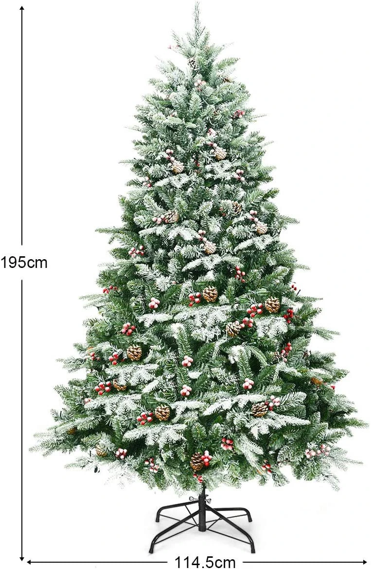 Costway 195cm Künstlicher Weihnachtsbaum 9 Costway 195cm Künstlicher Weihnachtsbaum – Bild 7