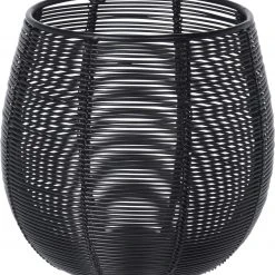 Home&Styling Collection Teelichthalter aus Metall, schwarz