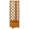 VidaXL Hochbeet - vidaXL Eck-Spalier mit Pflanzkasten Orange 40x40x150cm Tannenholz 1 VidaXL Hochbeet - vidaXL Eck-Spalier mit Pflanzkasten Orange 40x40x150cm Tannenholz -Günstiges Deko Geschäft 447a7685504e421cb96aa2270f45087a