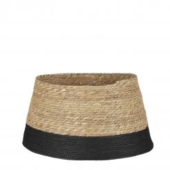 House of Seasons Weihnachtsbaumkorb Seegras - 50 x 50 cm - Durchmesser: 50 cm