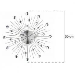 Atmosphera Créateur d'intérieur Wanduhr mit Kristallen -Günstiges Deko Geschäft 45f480407b4b4a6d960651bfab85ed01