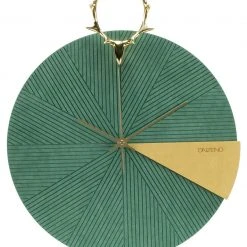 ONZENO Design Wanduhr THE TURQUOISE DEER.