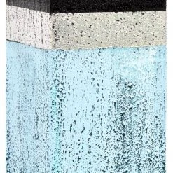 7ART Handbemalte Glasvase - Tischvase aus Glas 30 cm