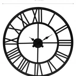 WOMO-DESIGN Wanduhr rund Ø 76cm Schwarz aus Eisen - 76 x 76 cm -Günstiges Deko Geschäft 48c06e77b98c4915af01f87a96189dda.cropped 208 134 1582 1738.processed