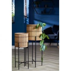 Light & Living Blumentopf + Ständer Corazo -Günstiges Deko Geschäft 49fd9ad2f30c49cea9a57b4f5d08313b